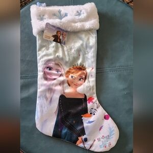 Not Avaliable Disney Frozen Christmas Stocking ❄️ Snowflakes ❄️ NWT